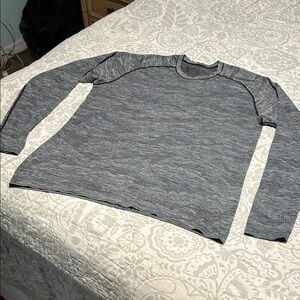🎄Closet Closing Sale🎄 Lululemon Men's Gray Camo Long Sleeve Tech Tee Shirt XXL